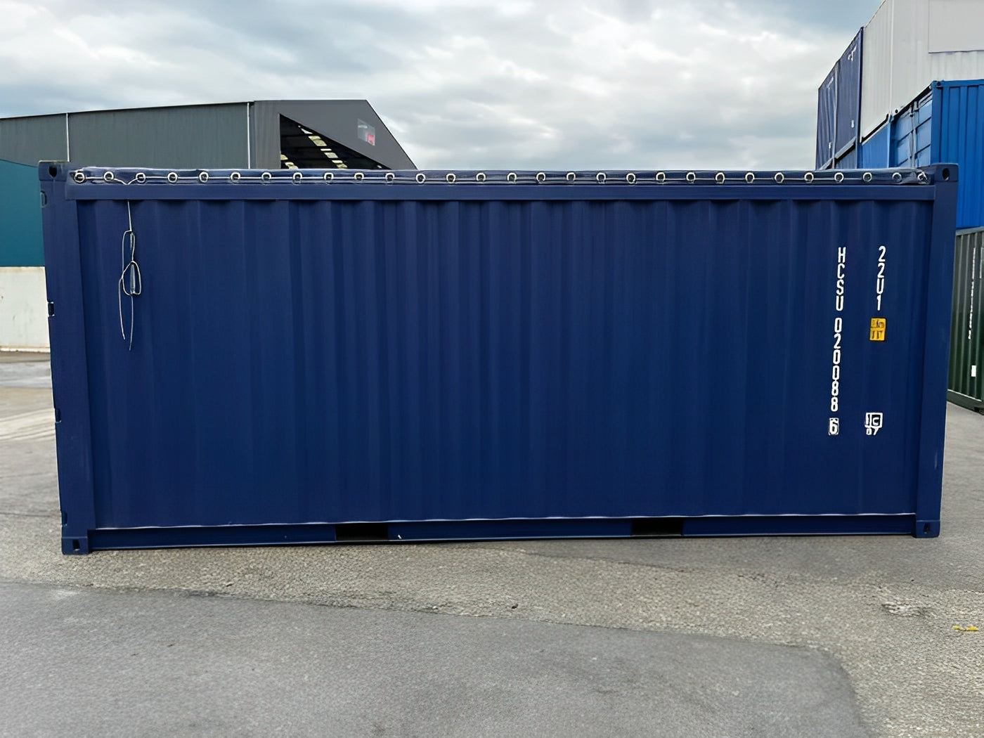 20Ft X 8Ft Used Shipping Container Open Top image 3