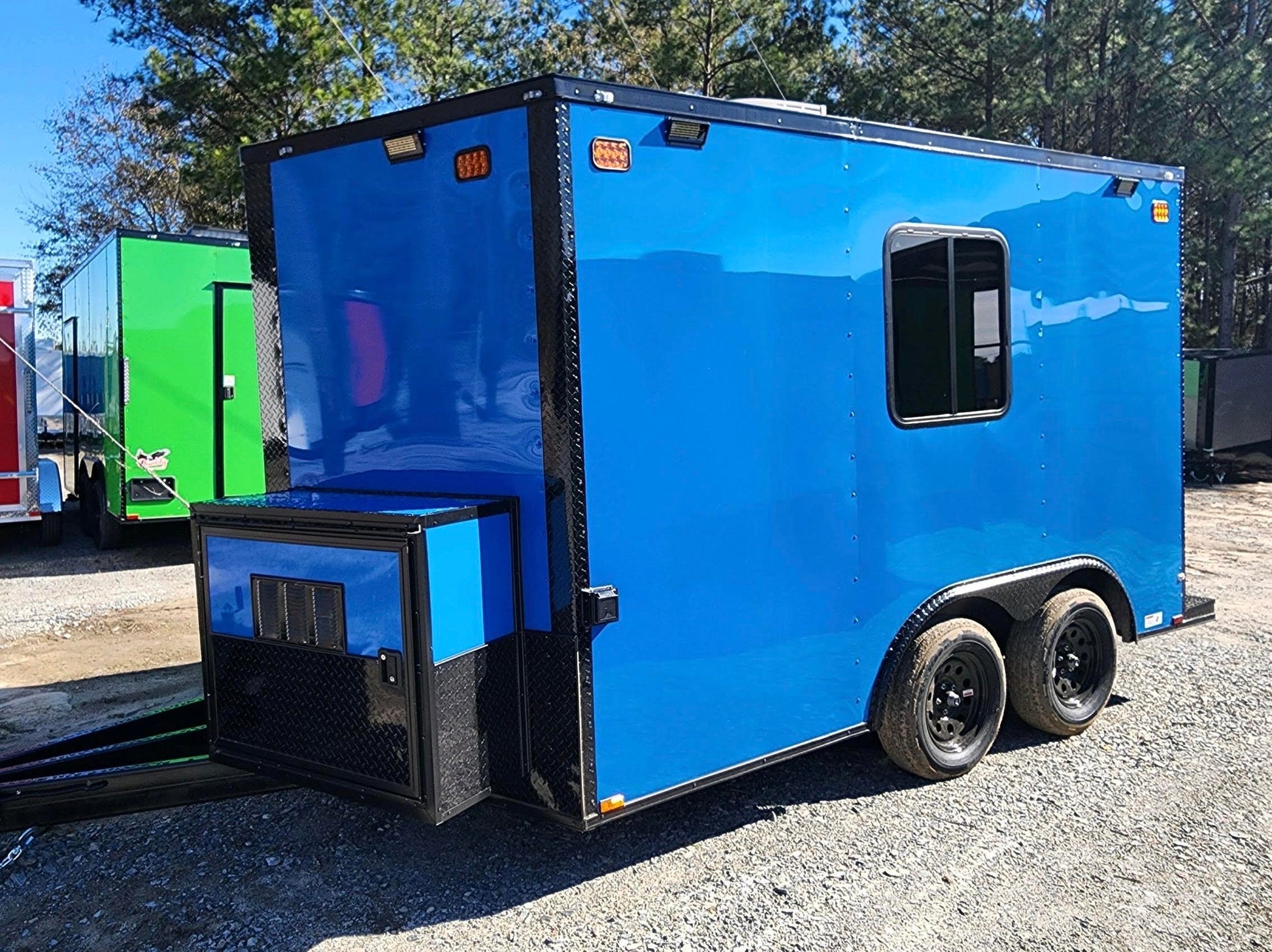 Fiber Splicing Trailer 8.5x12 cargo telecom unit