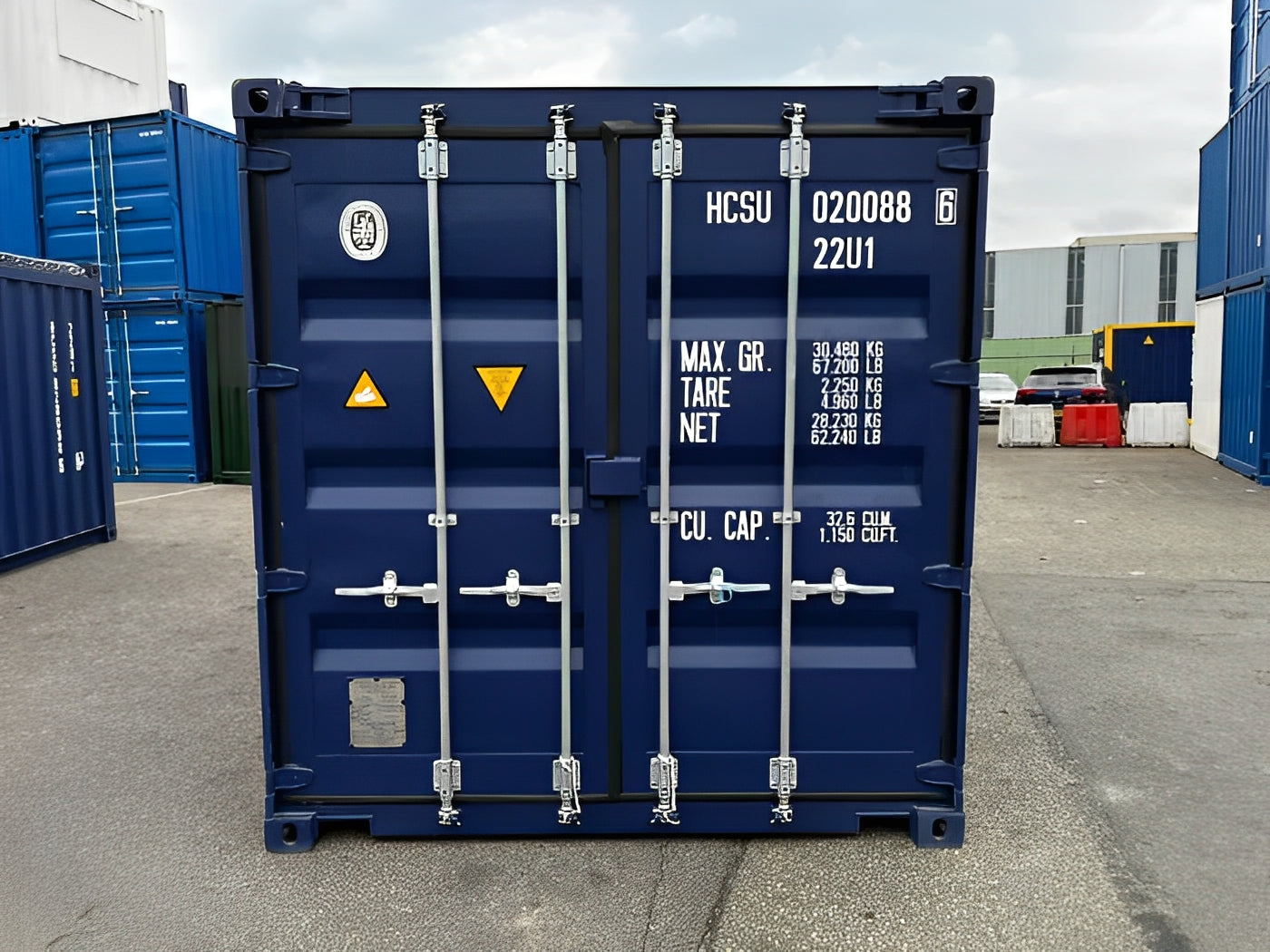 20Ft X 8Ft Used Shipping Container Open Top image 1