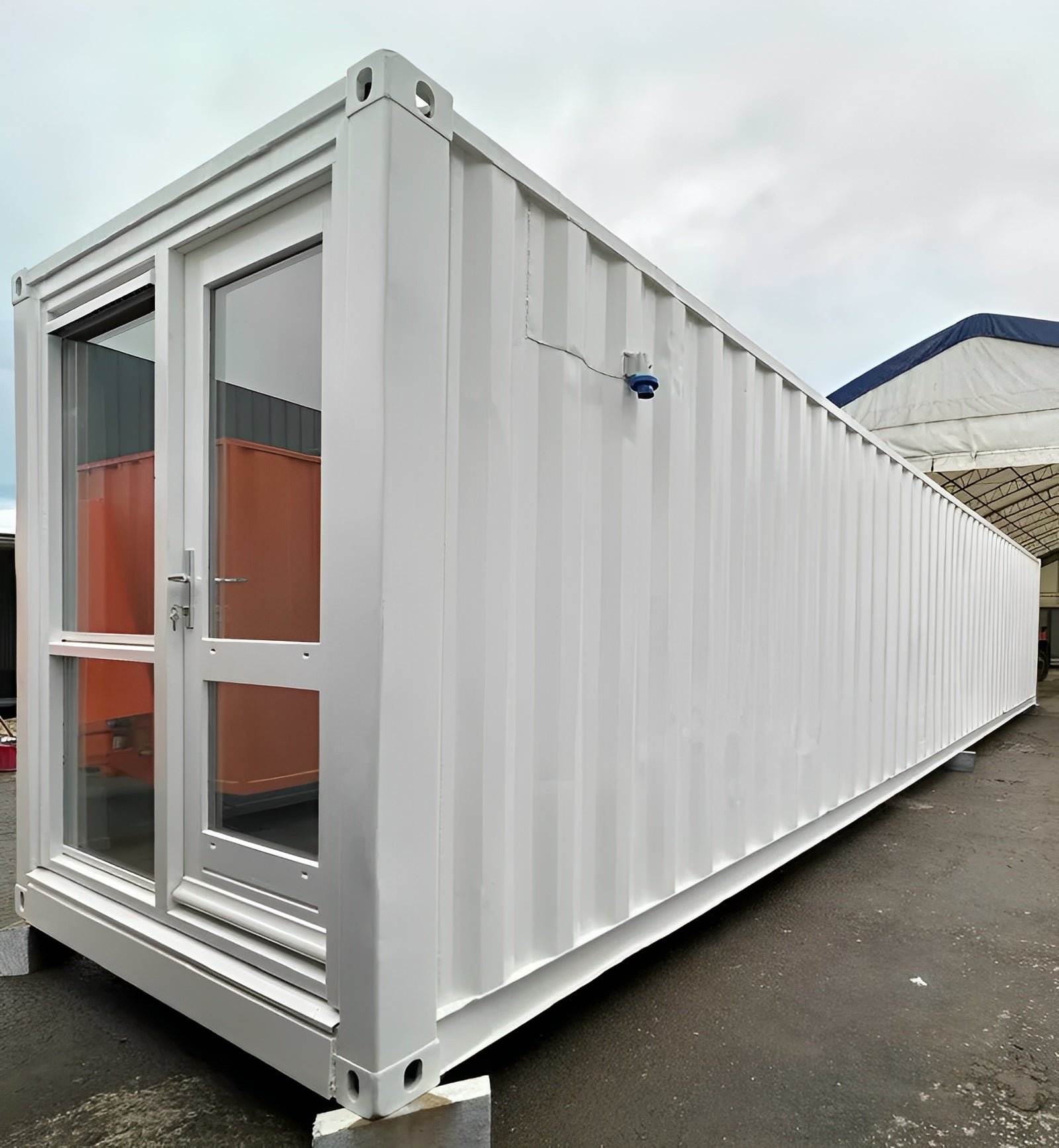 Converted 40ft Shipping Container | Open Plan Office | Portable Container Building image 11