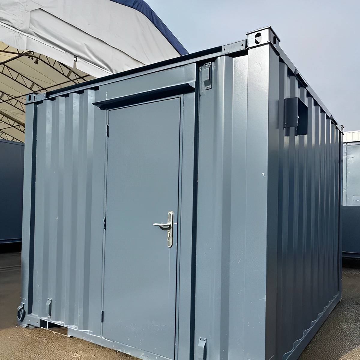 10ft × 8ft Shipping Container Office | Portable Anti-Vandal Building image 7