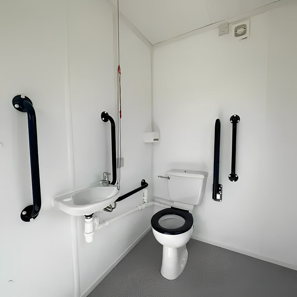 32ft Custom Office Cabin / Canteen | Access Toilet | Portable Building image 6