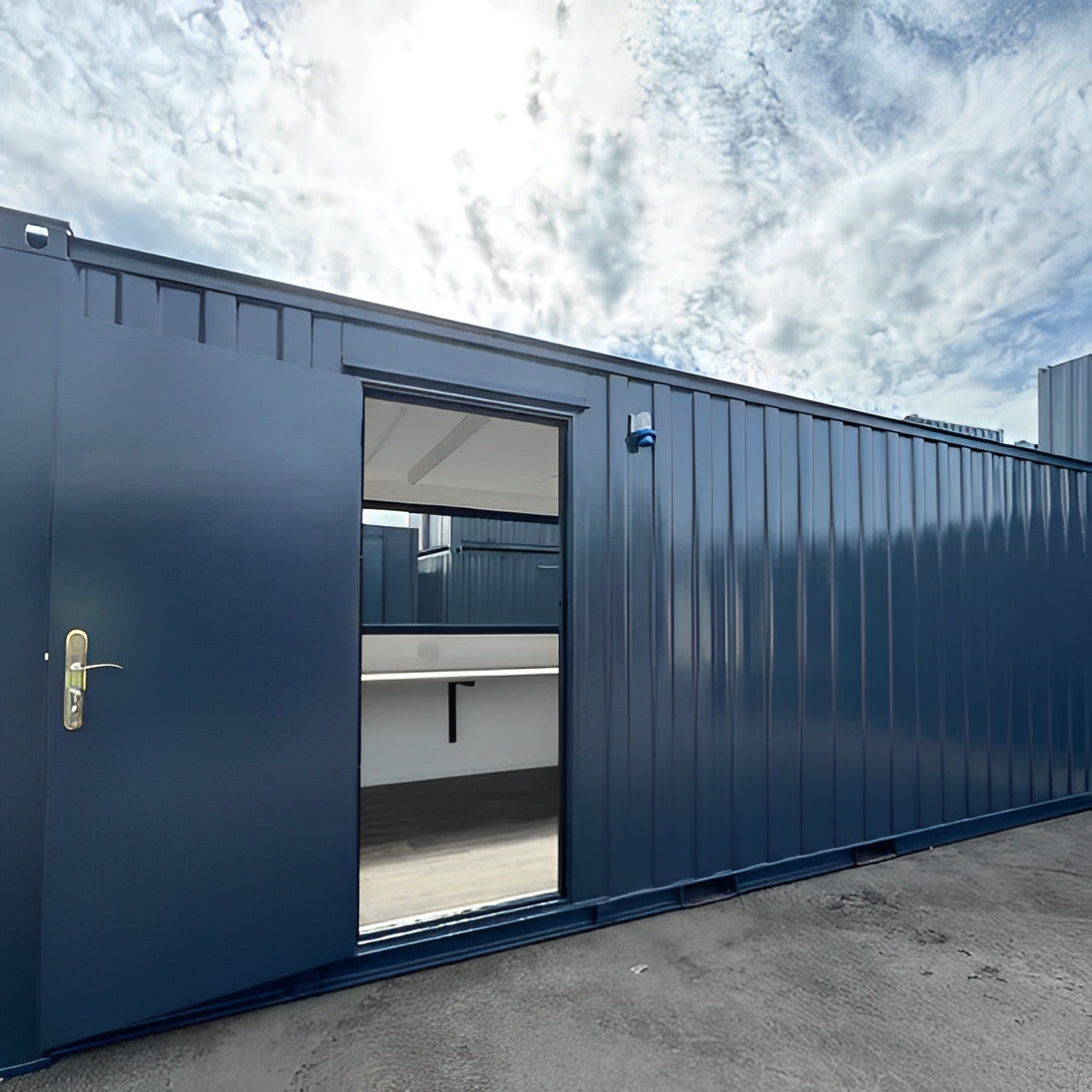 21ft x 8ft Custom Cabin Office / Canteen | Picture Windows | Portable Building image 4