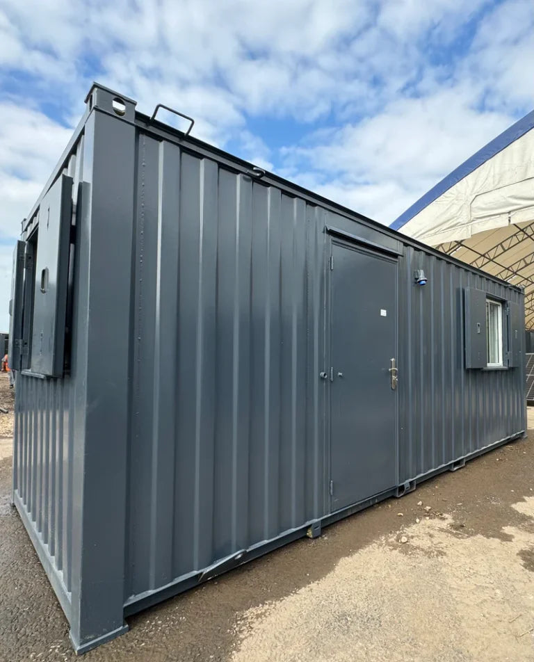 21ft x 8ft Container Office Cabin | Portable Anti-Vandal Building image 2