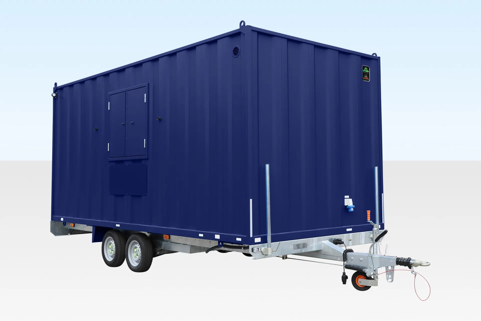 16Ft x 7Ft 6in Steel Mobile Anti-Vandal Office Cabin image 0