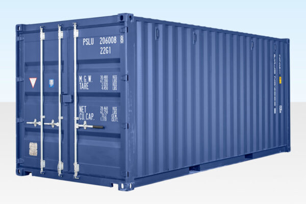 20Ft Shipping Container (One Trip) – Blue