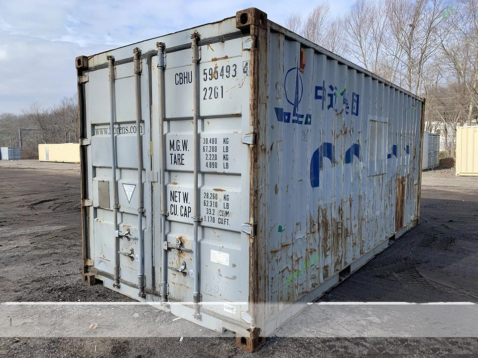 AS IS Door Seals Show Light Used Shipping / Storage Container – GRAY