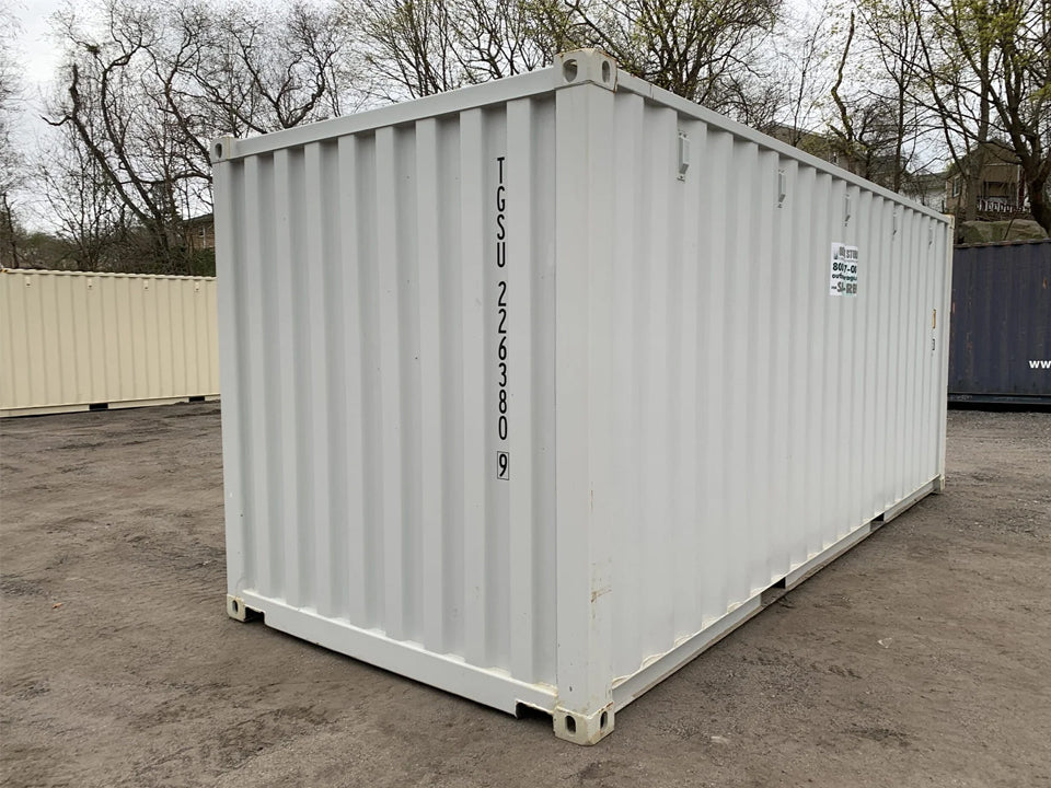 20′ x 8′ x 8.5′ Tall– New Shipping/Storage Container – Wind and Watertight – Gray