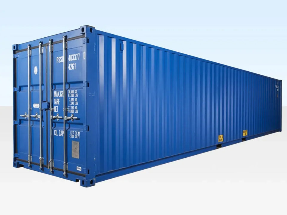 40Ft High Cube Shipping Container – One Trip (9Ft 6″ High)