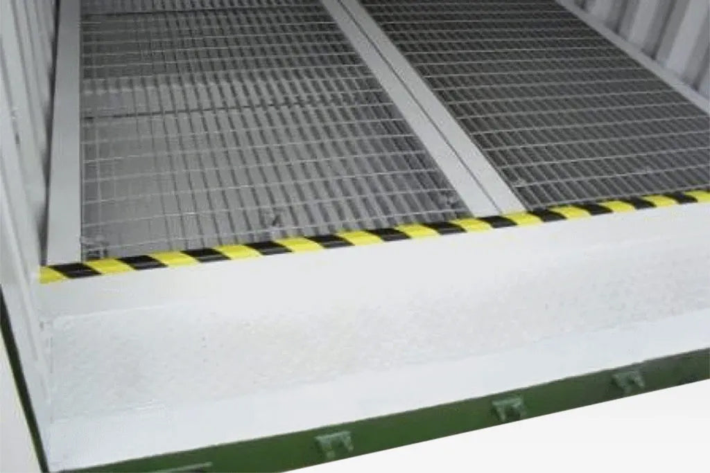 20Ft X 8Ft Open Side Bunded Open Mesh Floor Store