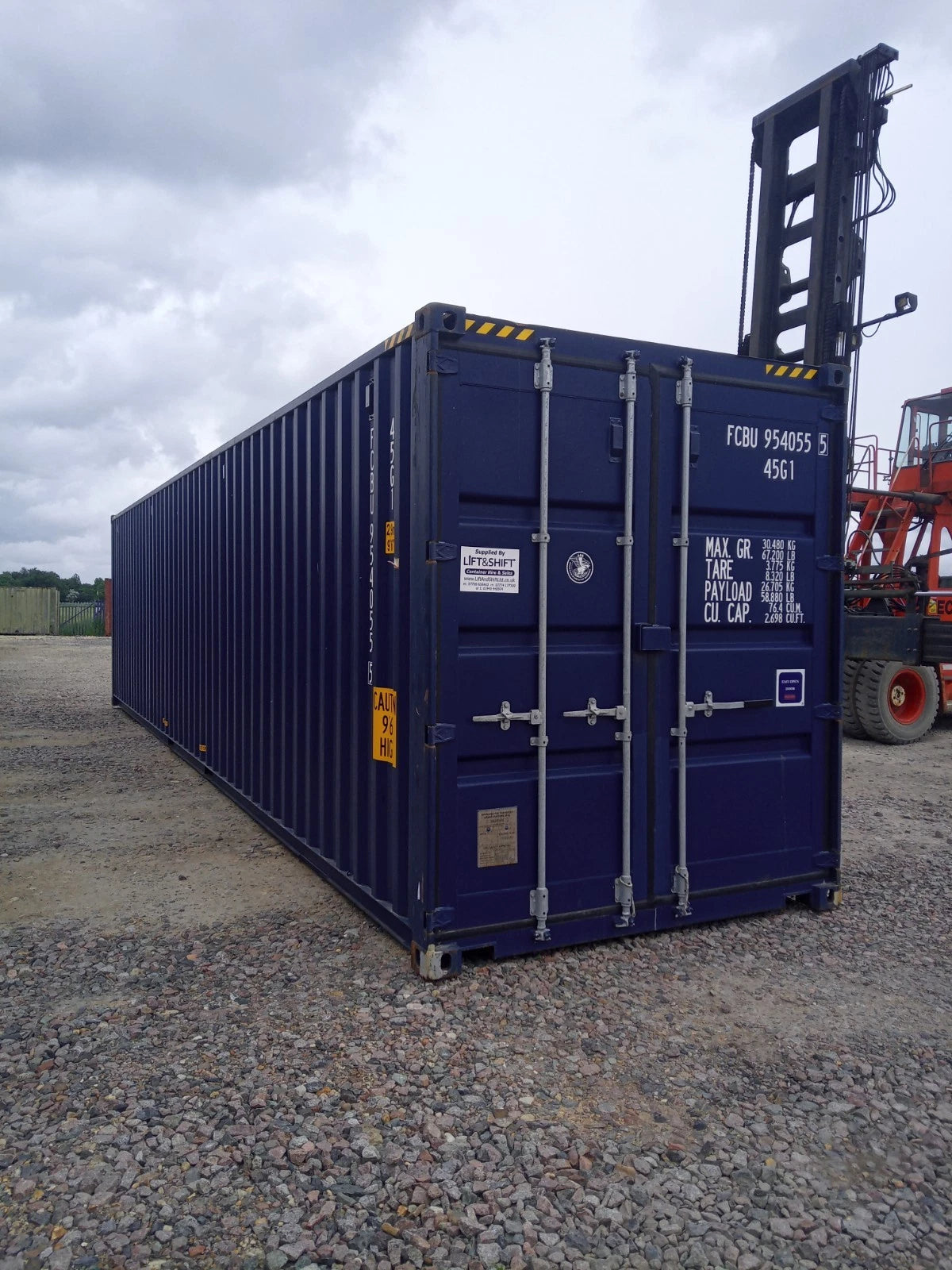 40ft X 8ft High Cube New 1 trip SHIPPING CONTAINER. image 12