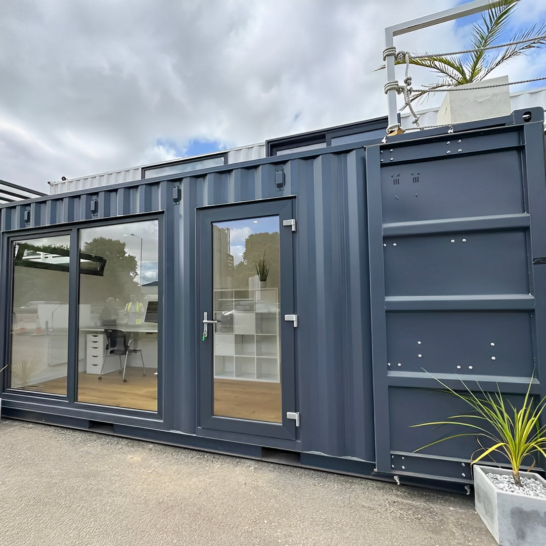 20ft x 8ft Custom Shipping Container Conversion | Portable Building | Garden Office image 0