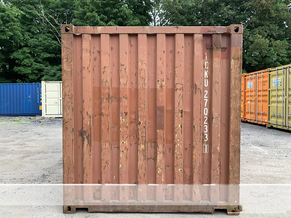 Tall –Used Shipping / Storage Container-Wind and Watertight – BRICK