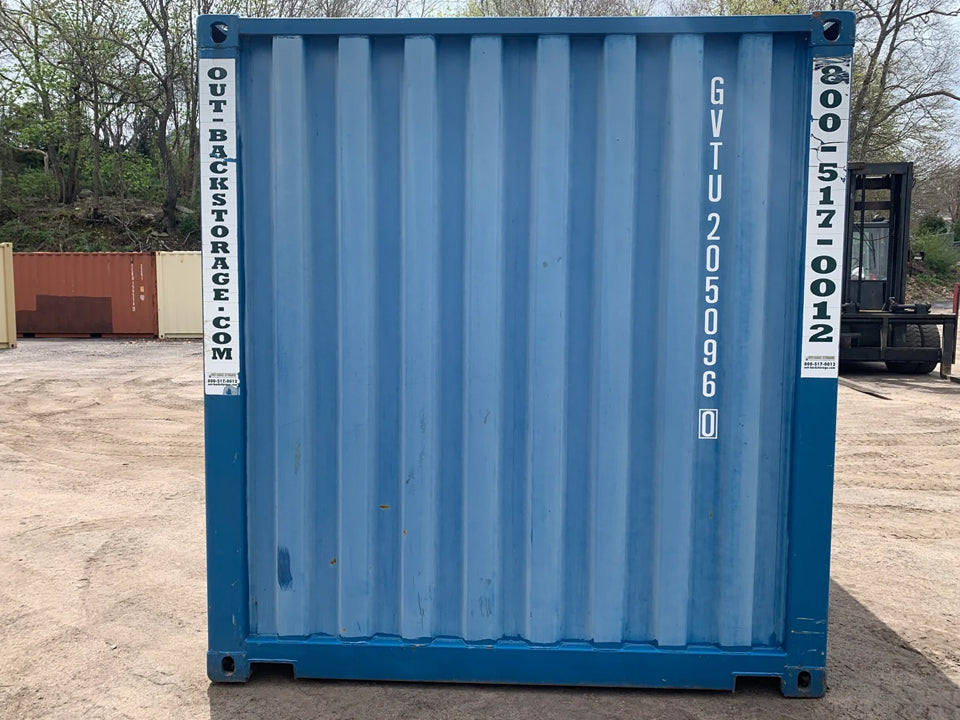 20′ x 8′ x 8.5′ Tall– Wind and Watertight Off Rent Used Shipping / Storage Container – Blue