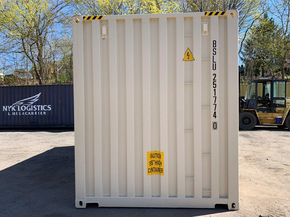 20′ x 8′ x 9.5′ Tall– New High Cube Shipping/Storage Container – Wind and Watertight – Beige