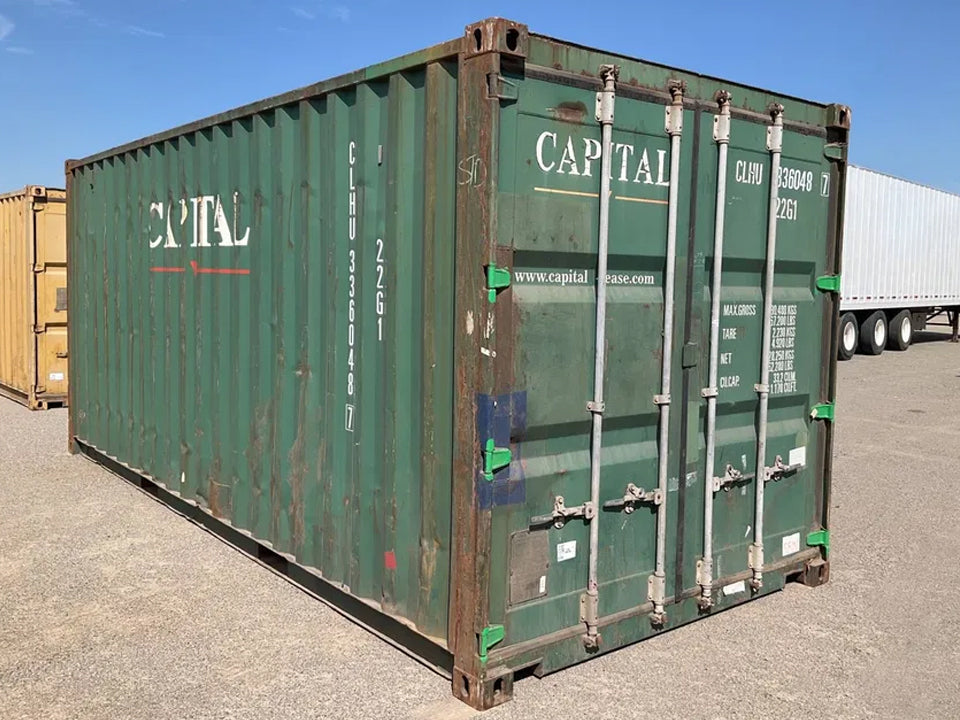 40 Ft Hc Used Shipping Containers High Cube Wind And Watertight, AS Is