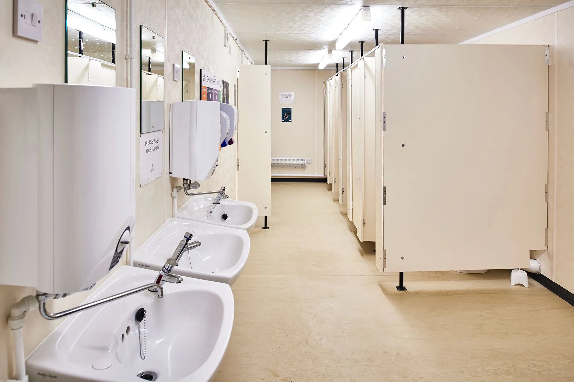 6+1 Steel Toilet Cabin image 1