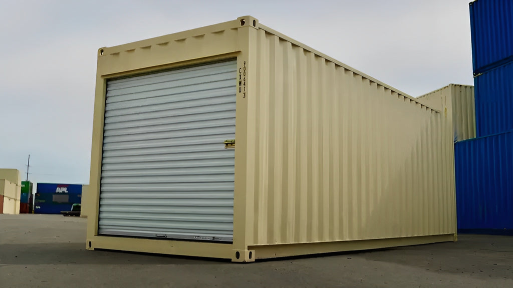 24ft Storage Container With Roll-Up Door image 0