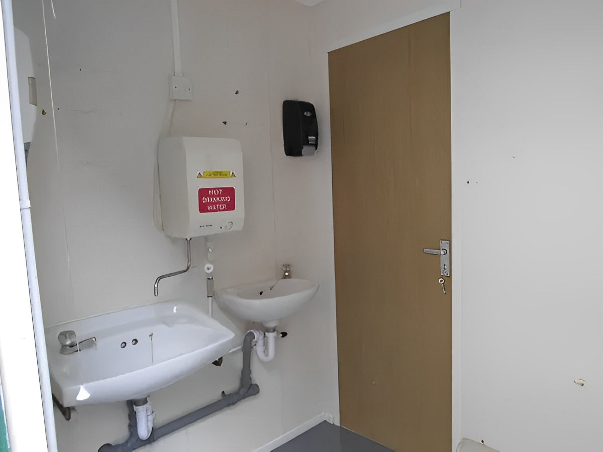 2+1 Steel Toilet Cabin 12Ft x 9Ft image 4
