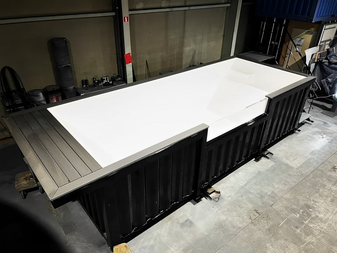 20ft Shipping Container Swimming Pool with Convenient Side Staircase image 4