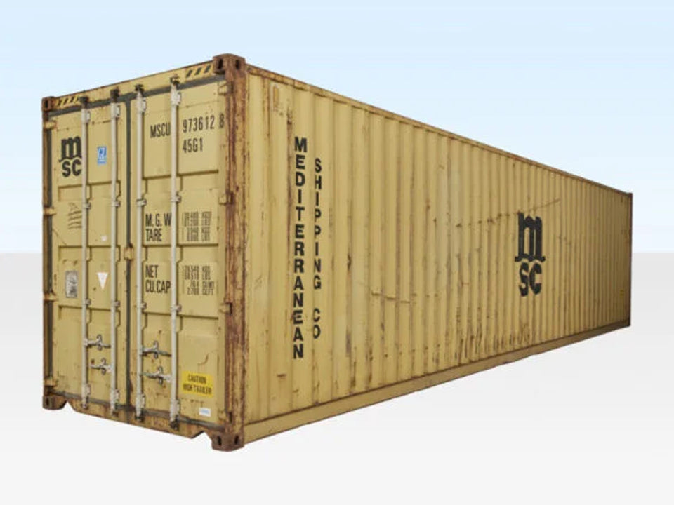 40Ft X 8Ft Used Shipping Container High Cube