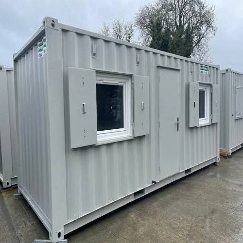 16Ft x 8Ft Steel Anti-Vandal Canteen Cabin