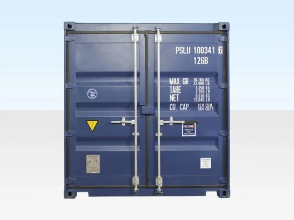 10Ft X 8Ft Shipping Container (One trip) – Blue