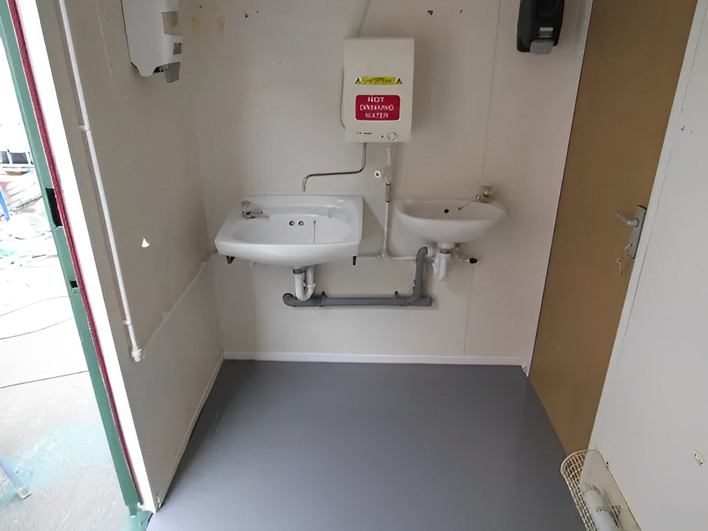 2+1 Steel Toilet Cabin 12Ft x 9Ft image 1