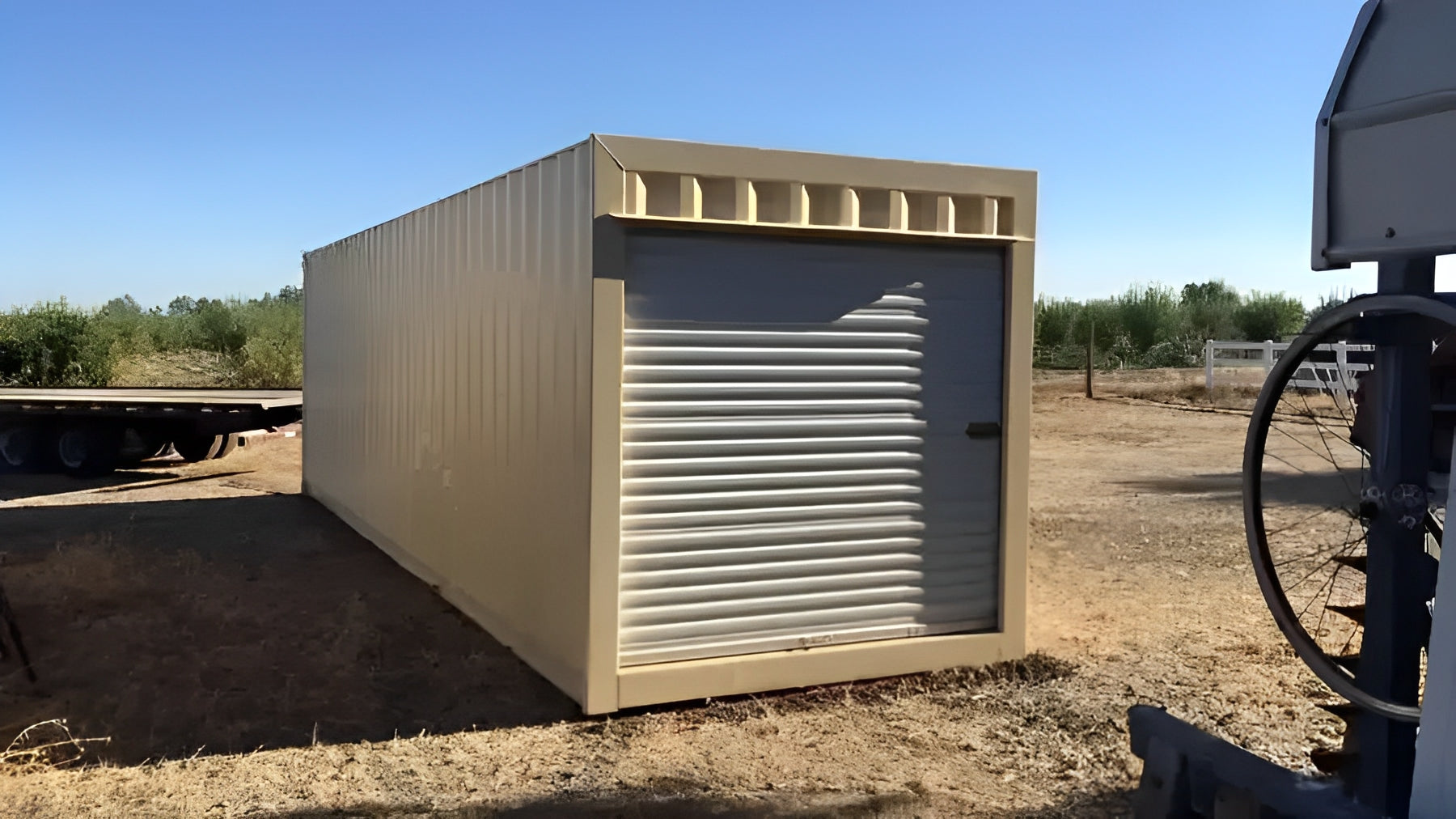 30ft Shipping Container With Roll-Up Door image 0