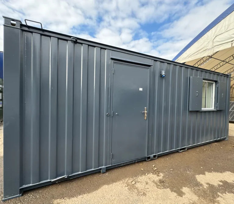 21ft x 8ft Container Office Cabin | Portable Anti-Vandal Building image 3