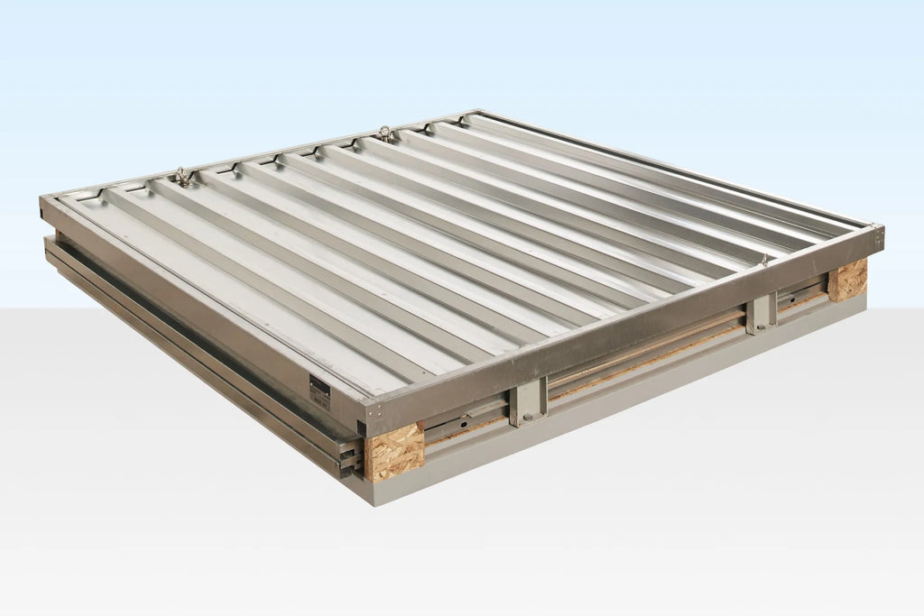 (2m) Flat Pack Metal Store image 1