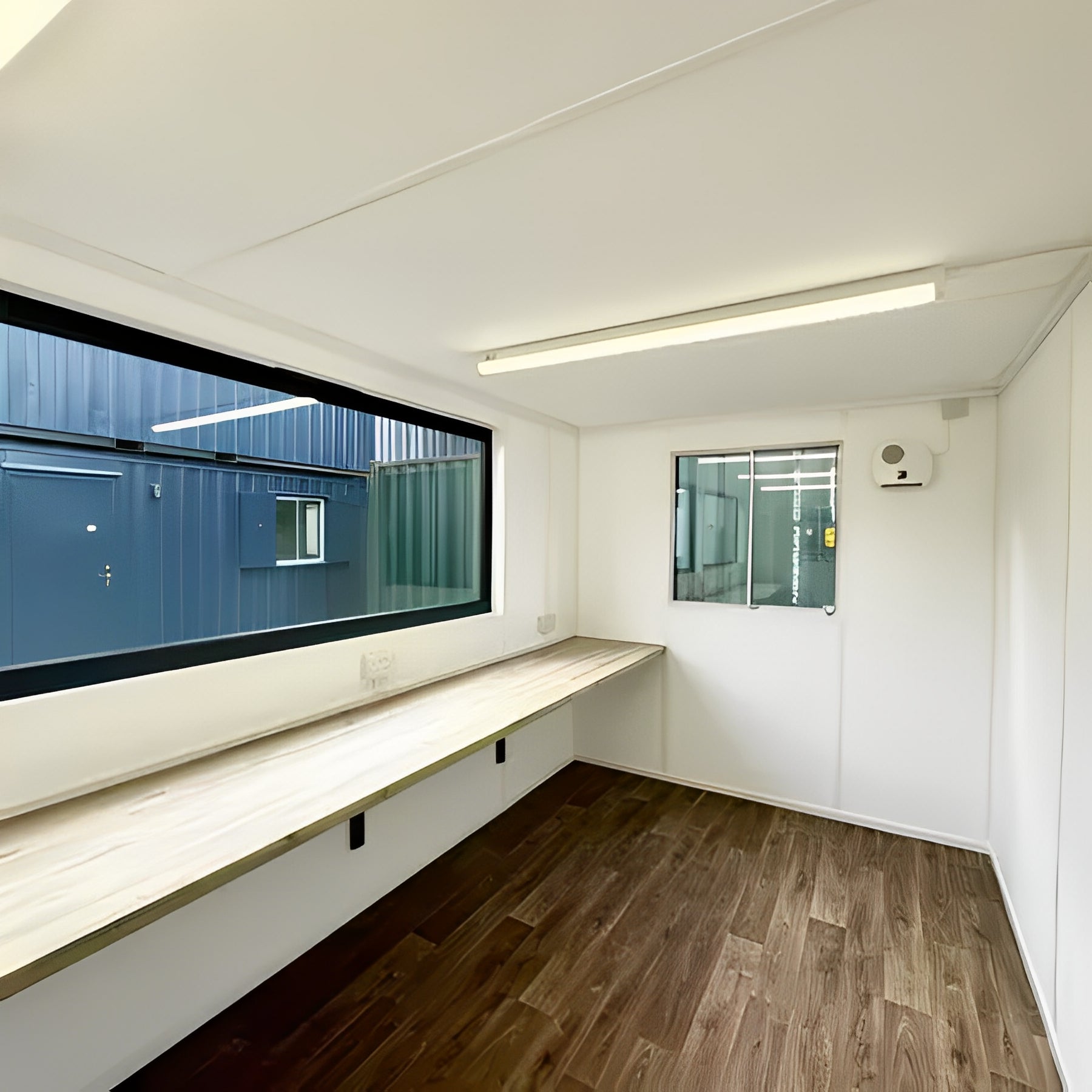 21ft x 8ft Custom Cabin Office / Canteen | Picture Windows | Portable Building image 11