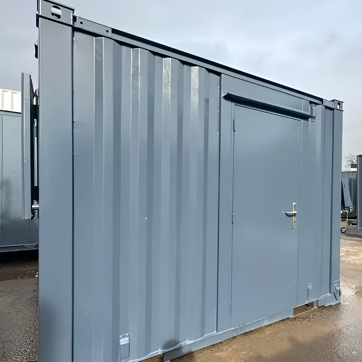 10ft × 8ft Shipping Container Office | Portable Anti-Vandal Building image 6