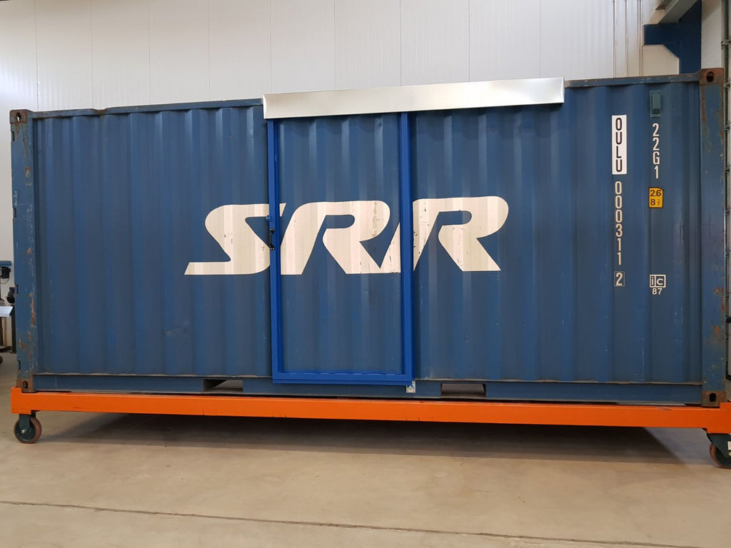 20ft Hi Cube Container (9′ 6″ high) suitable for IBC storage Sliding Door