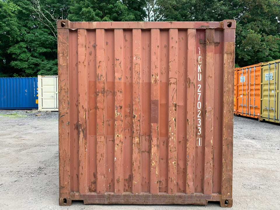 20′ x 8′ x 8.5′ Tall –Used Shipping / Storage Container-Wind and Watertight – BRICK