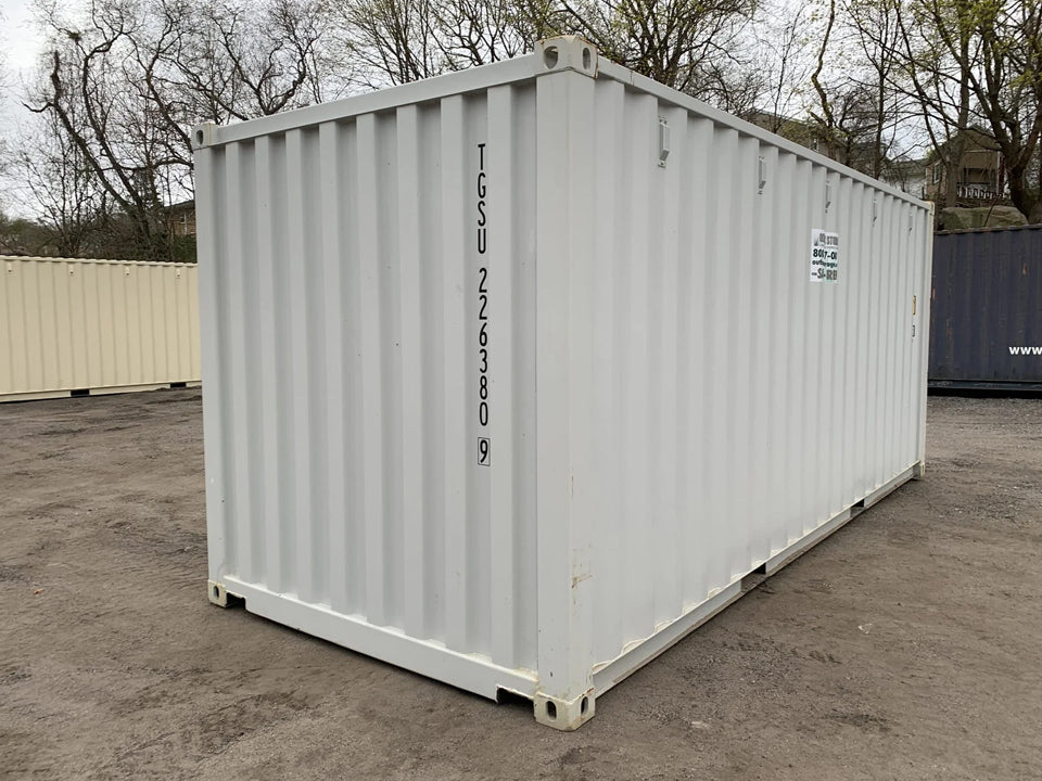 20′ x 8′ x 8.5′ Tall– New Shipping/Storage Container – Wind and Watertight – Gray