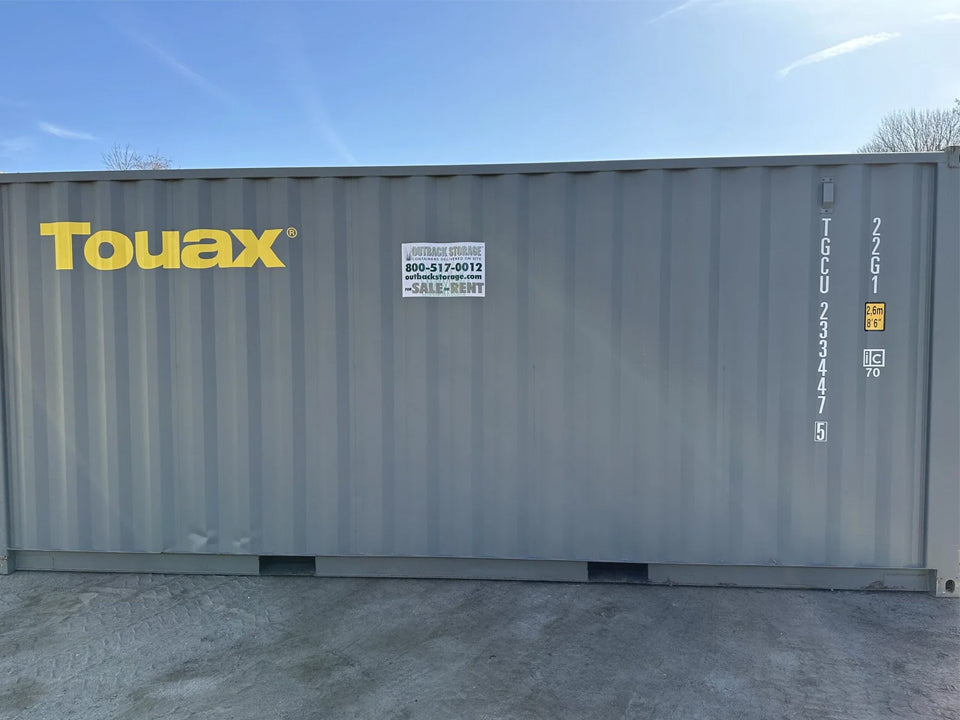 20′ x 8′ x 8.5′ Tall– New Shipping/Storage Container – Wind and Watertight – Gray