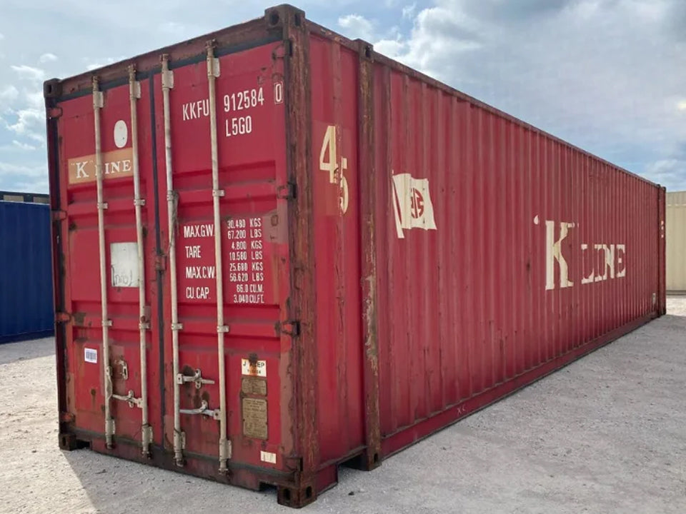 45′ High Cube Wind & Watertight Shipping Containers