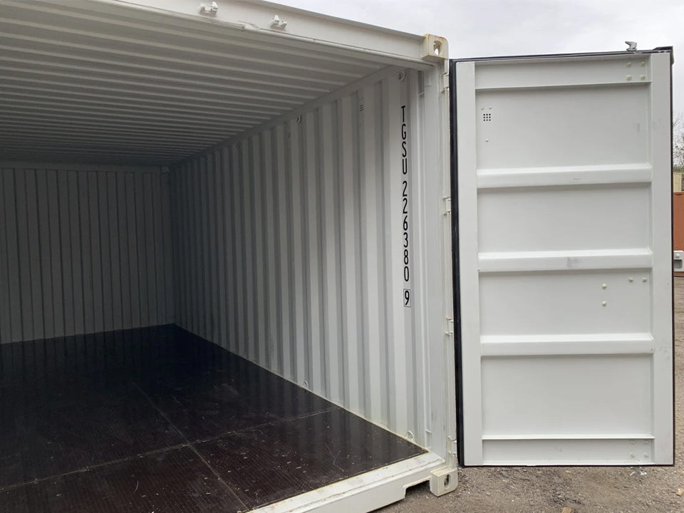 20′ x 8′ x 8.5′ Tall– New Shipping/Storage Container – Wind and Watertight – Gray