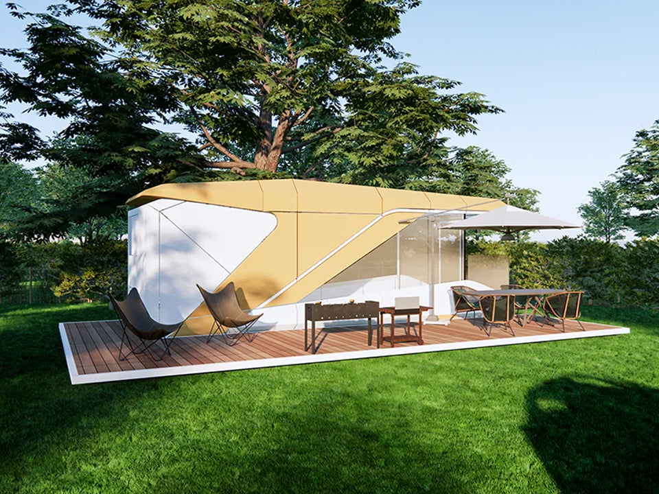 Mobile capsule House Furnished Cabin Homes Villa House 40ft Container Homes Capsule Office Pod