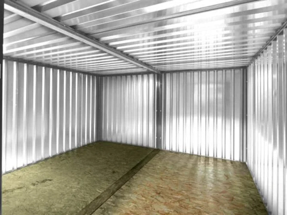 3M X 4.2M Side Linked Flat Pack Container Bundle (Galvanised)