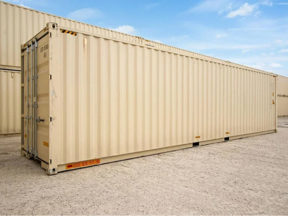 40′ High Cube New 1-Trip Double Door Steel Shipping Container