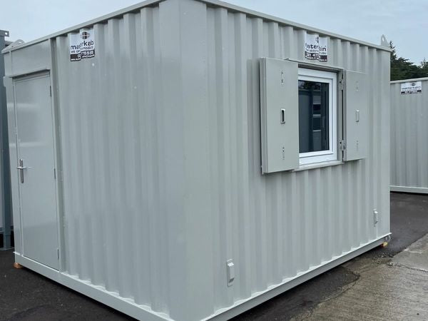 16Ft x 8Ft Steel Anti-Vandal Canteen Cabin