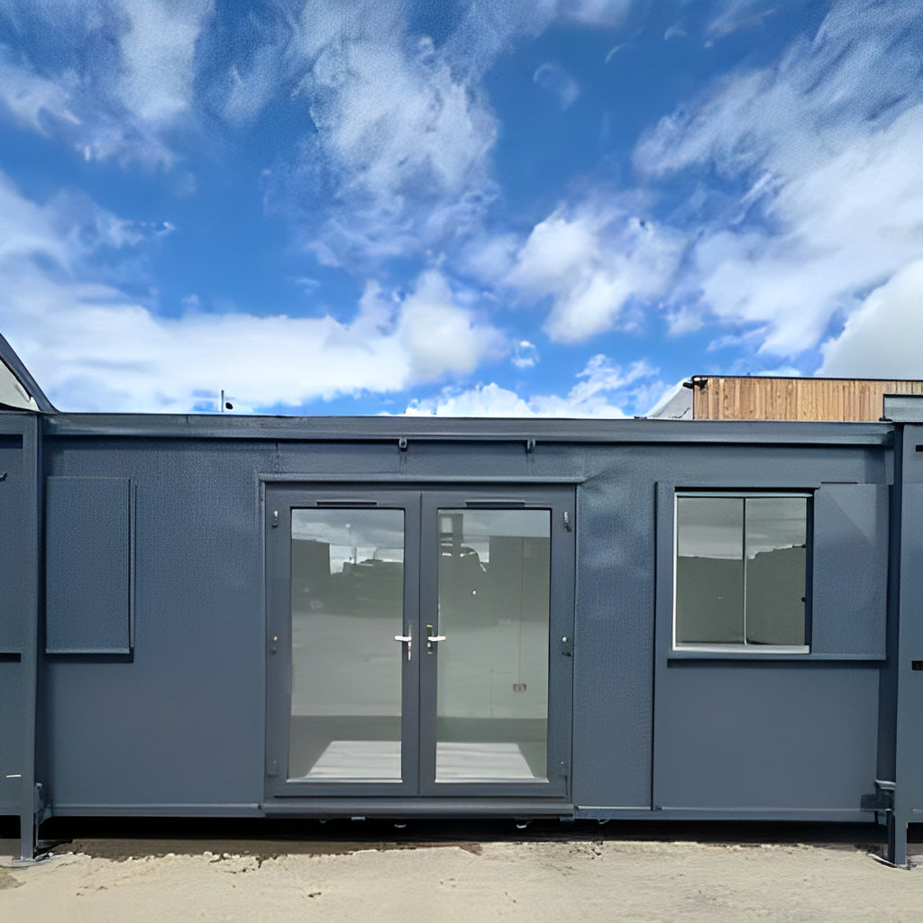 32ft Custom Office Cabin / Canteen | Access Toilet | Portable Building image 2