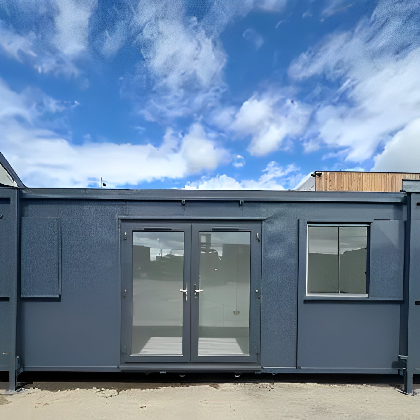 32ft Custom Office Cabin / Canteen | Access Toilet | Portable Building image 2