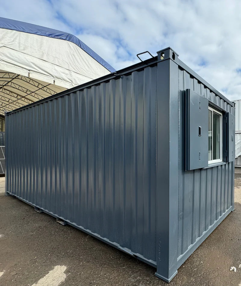 21ft x 8ft Container Office Cabin | Portable Anti-Vandal Building image 4