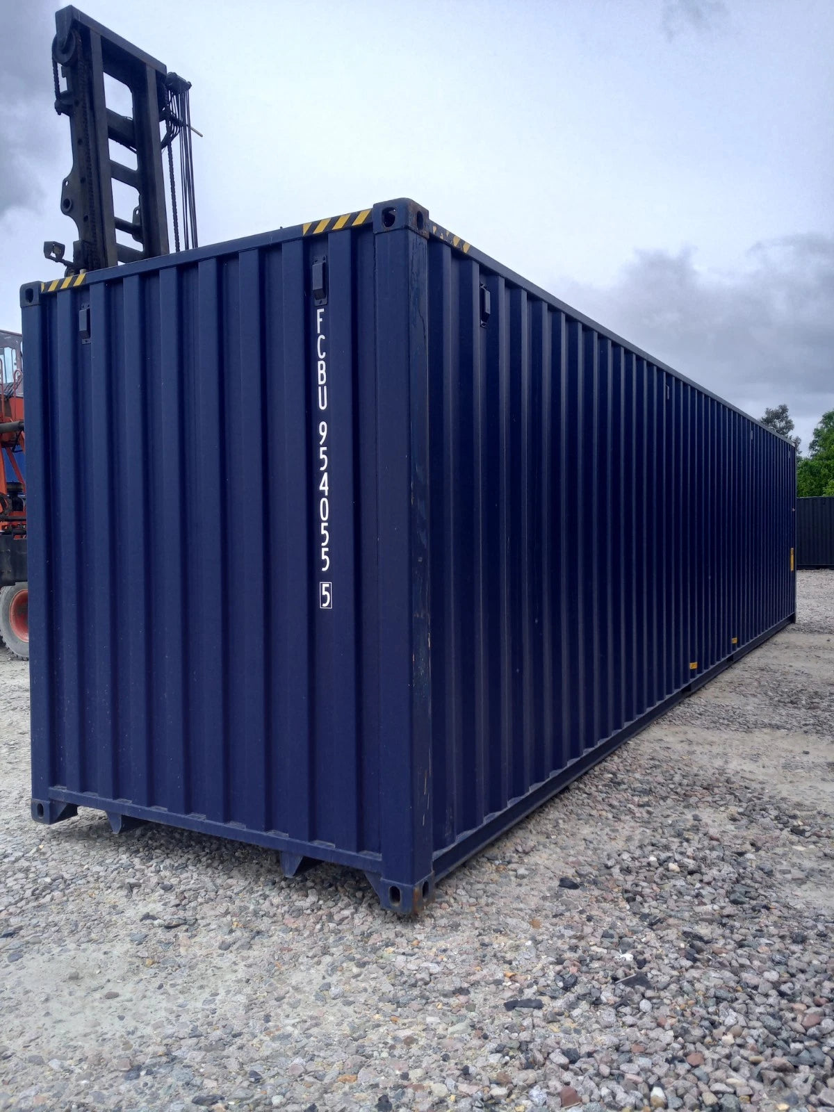 40ft X 8ft High Cube New 1 trip SHIPPING CONTAINER. image 10
