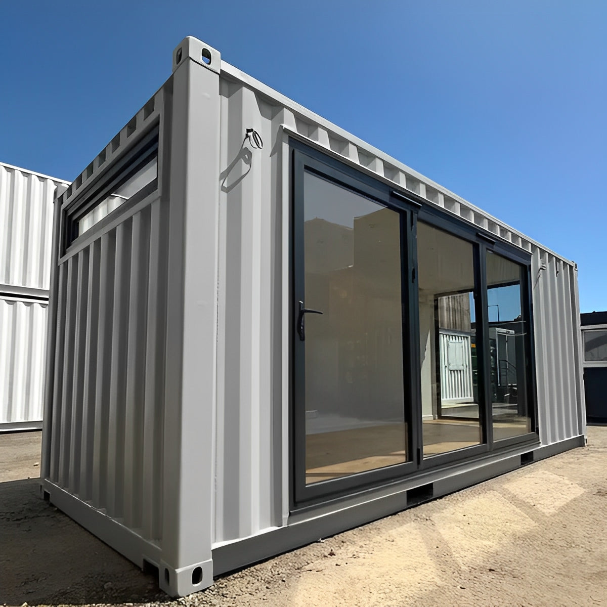 20ft x 8ft Custom Shipping Container Converted Office | Portable Building | Garden Office image 0