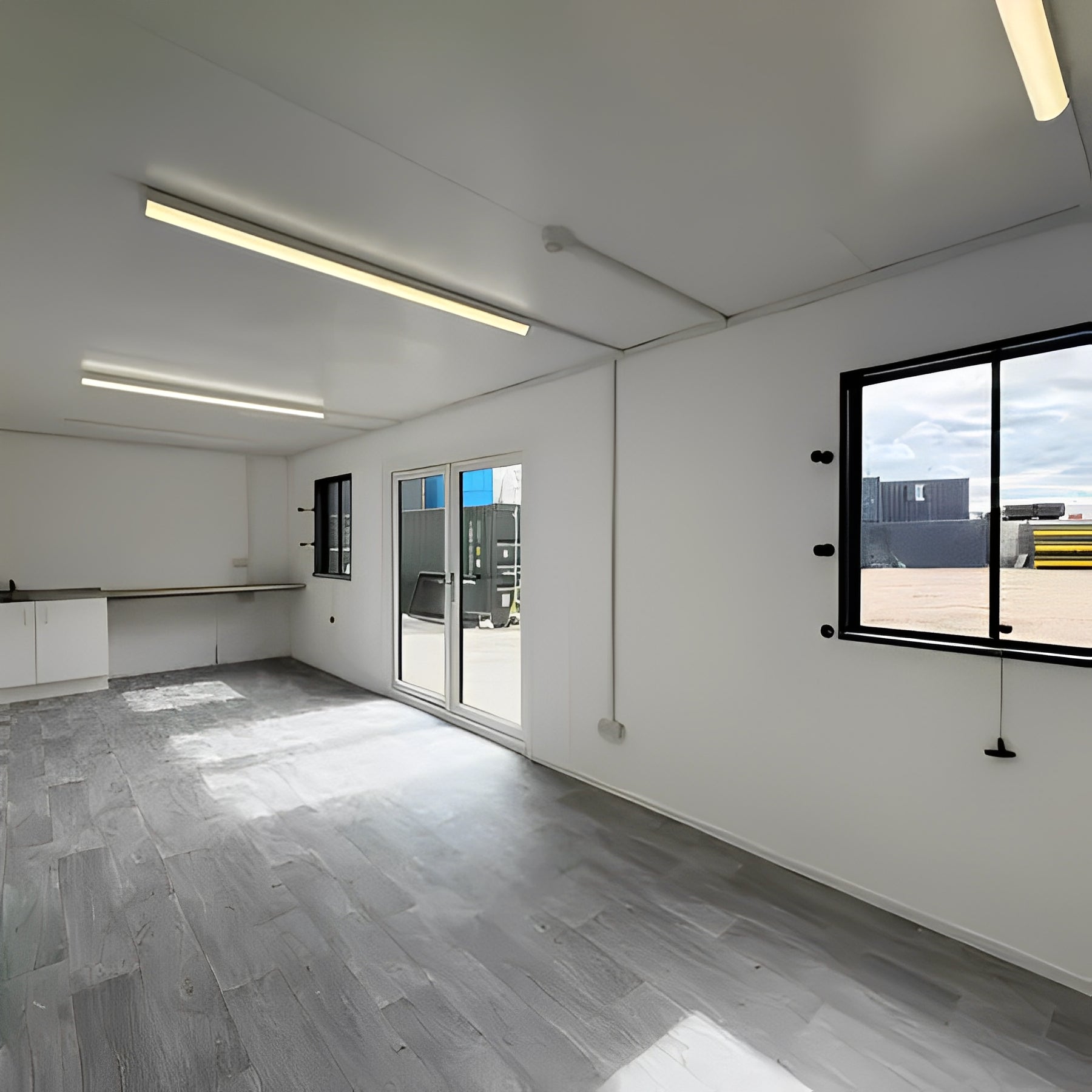 32ft Custom Office Cabin / Canteen | Access Toilet | Portable Building image 9