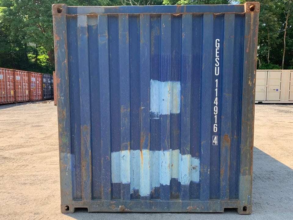 20′ x 8′ x 8.5′ Tall –Used Shipping / Storage Container-Wind and Watertight – Blue